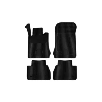 Tappetini Gomma Set 4 Pezzi Neri per Mercedes Classe E W210 1995-2001