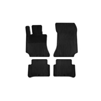 Tappetini Gomma Set 4 Pezzi Neri per Mercedes Classe E W212 2009-2016