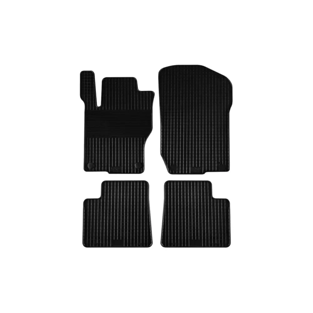 Tappetini Gomma Set 4 Pezzi Neri per Mercedes ml W164 2005-2011
