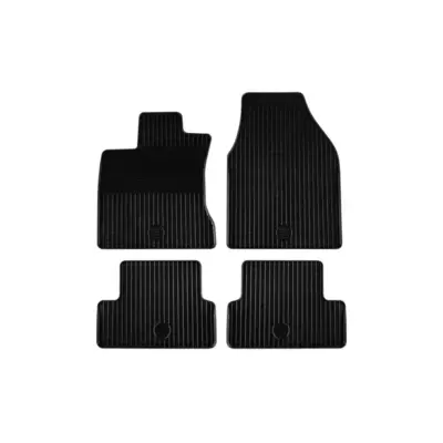 Tappetini Gomma Set 4 Pezzi Neri per Nissan Qashqai 2007-2013