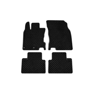 Tappetini Gomma Set 4 Pezzi Neri per Nissan Qashqai dal 2014