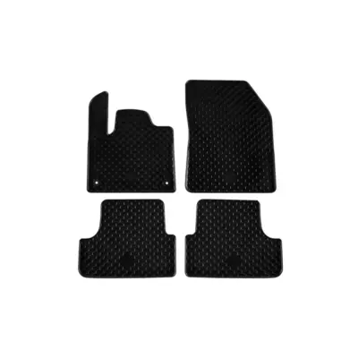 Tappetini Gomma Set 4 Pezzi Neri per Opel Grandland X dal 2017