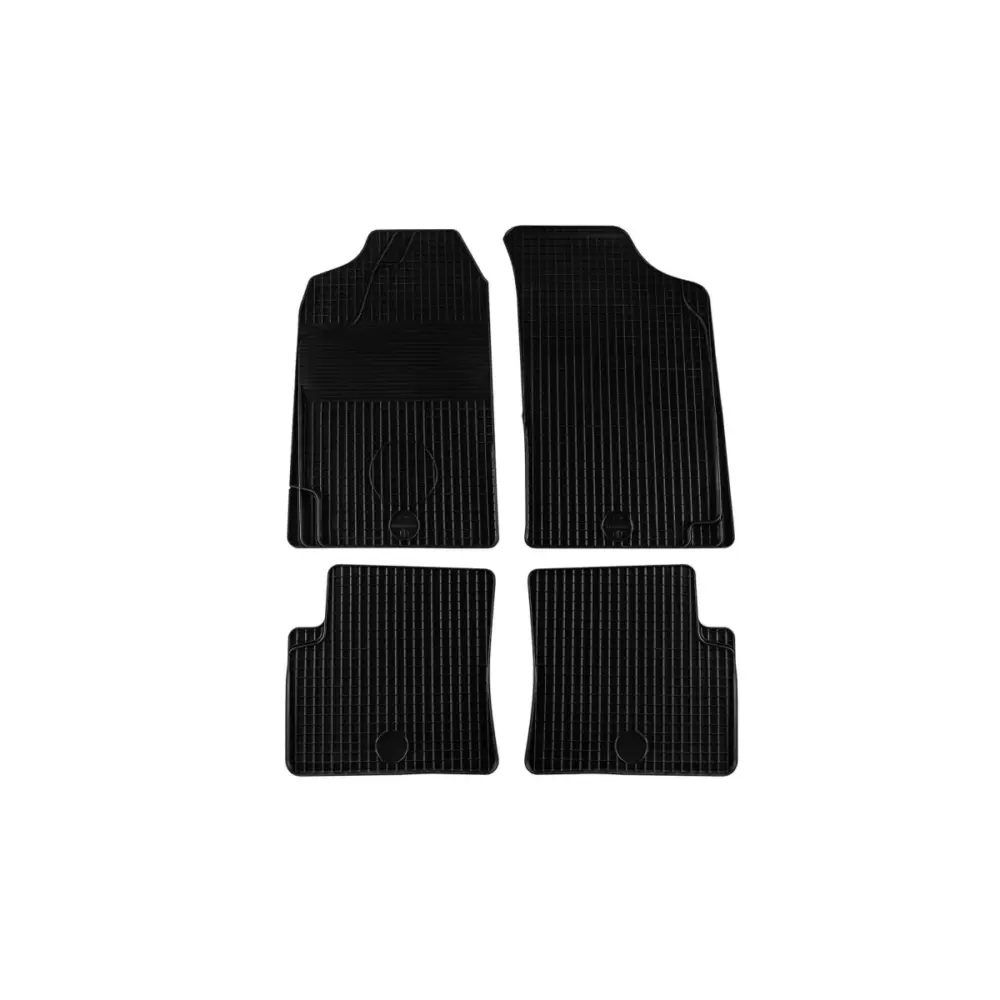 Tappetini Gomma Set 4 Pezzi Neri per Peugeot 106 1996-2003