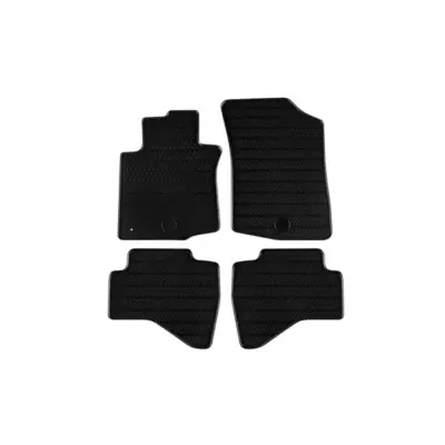 Tappetini Gomma Set 4 Pezzi Neri per Peugeot 107 2005-2014