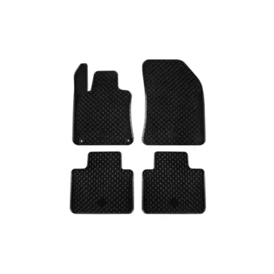Tappetini Gomma Set 4 Pezzi Neri per Peugeot 508 dal 2018