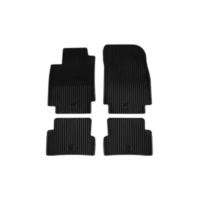 Tappetini Gomma Set 4 Pezzi Neri per Renault Clio 2005-2019