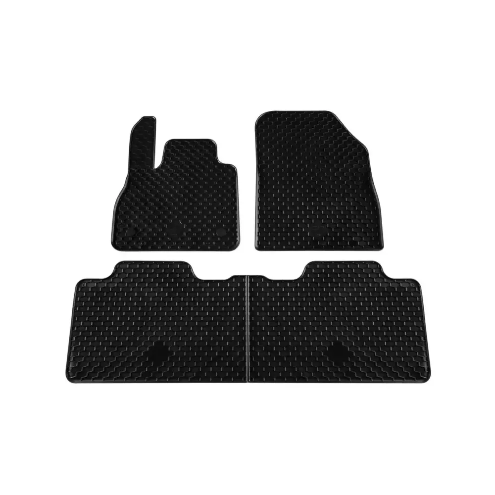 Tappetini Gomma Set 4 Pezzi Neri per Renault Espace dal 2015