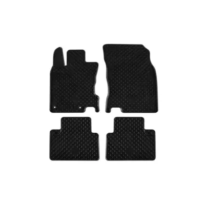 Tappetini Gomma Set 4 Pezzi Neri per Renault Kadjar dal 2015