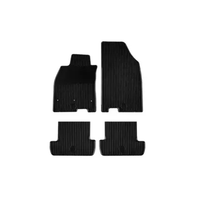 Tappetini Gomma Set 4 Pezzi Neri per Renault Megane 2008-2015