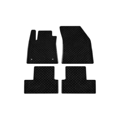 Tappetini Gomma Set 4 Pezzi Neri per Renault Megane 2015-2022 E-tech Hybrid