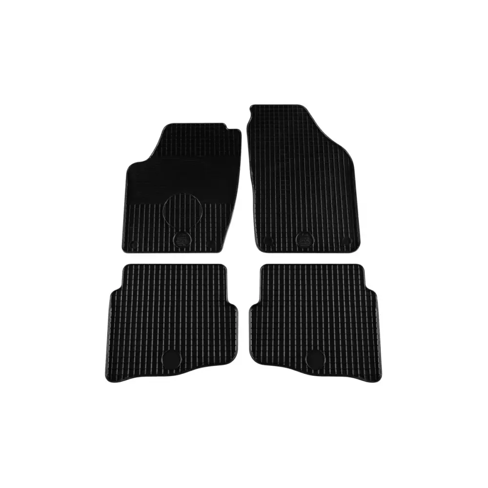 Tappetini Gomma Set 4 Pezzi Neri per Seat Cordoba 2003-2008