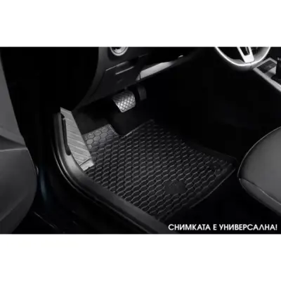 Tappetini Gomma Set 4 Pezzi Neri per Seat Leon eTSI MHeV dal 2020
