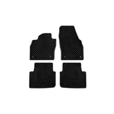 Tappetini Gomma Set 4 Pezzi Neri per Skoda Scala dal 2019