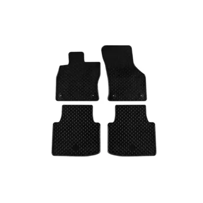 Tappetini Gomma Set 4 Pezzi Neri per Skoda Superb 2015-2019
