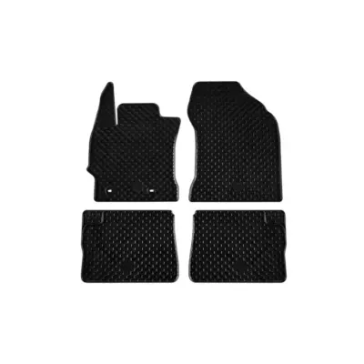 Tappetini Gomma Set 4 Pezzi Neri per Toyota Auris 2013-2018
