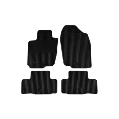 Tappetini Gomma Set 4 Pezzi Neri per Toyota RAV4 2006-2012
