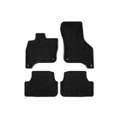 Tappetini Gomma Set 4 Pezzi Neri per Volkswagen E-golf 2014-2020 Ev