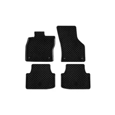 Tappetini Gomma Set 4 Pezzi Neri per Volkswagen Golf 8 Station Wagon dal 2020