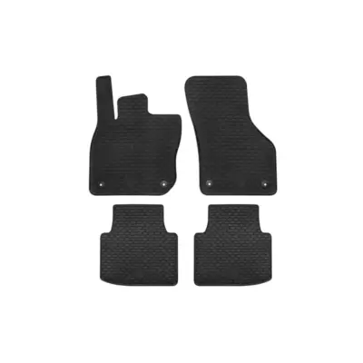 Tappetini Gomma Set 4 Pezzi Neri per Volkswagen Passat B9 Station Wagon dal 2023