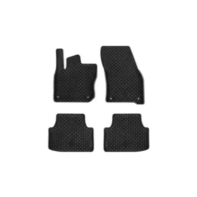 Tappetini Gomma Set 4 Pezzi Neri per Volkswagen Tiguan Mhev dal 2024