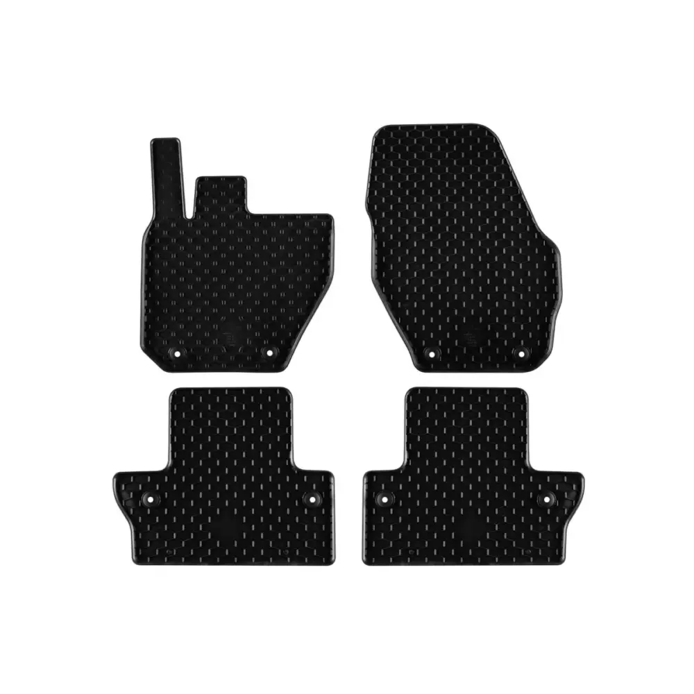 Tappetini Gomma Set 4 Pezzi Neri per Volvo S60 2011-2018