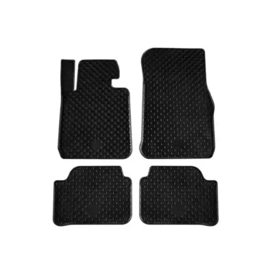 Tappetini Gomma Set 4 Pezzi Nero per BMW Serie 1 F20 2010-2019