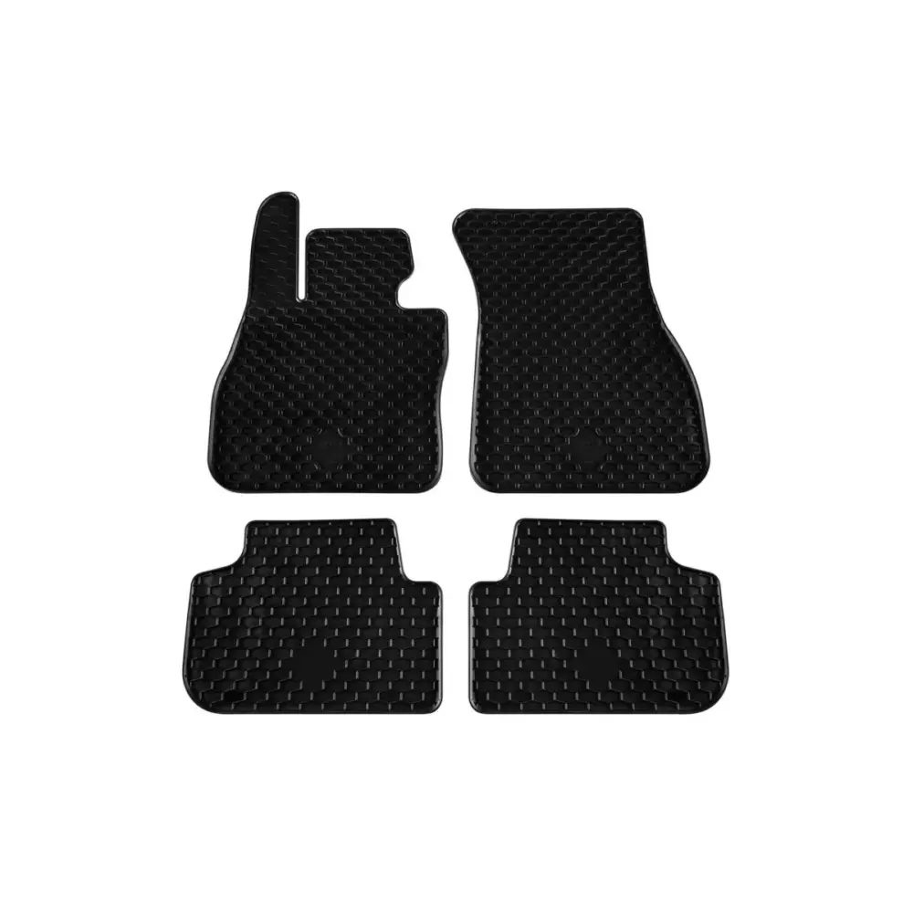 Tappetini Gomma Set 4 Pezzi Nero per BMW Serie 1 F40 dal 2019