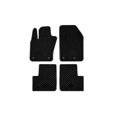 Tappetini Gomma Set 4 Pezzi Nero per Fiat 500x dal 2014