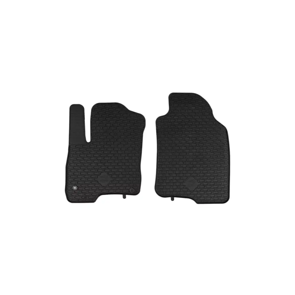 Tappetini Gomma Set 4 Pezzi Nero per Fiat Panda Van dal 2012