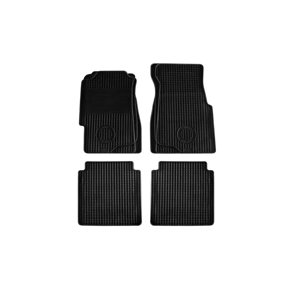 Tappetini Gomma Set 4 Pezzi Nero per Honda Civic 1995-2001