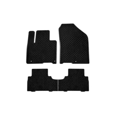 Tappetini Gomma Set 4 Pezzi Nero per Kia Sorento 2015-2020