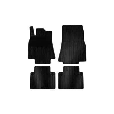Tappetini Gomma Set 4 Pezzi Nero per Mercedes Classe A W169 2004-2012