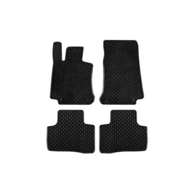 Tappetini Gomma Set 4 Pezzi Nero per Mercedes GLC X253 2016-2022