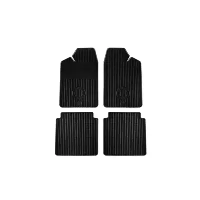 Tappetini Gomma Set 4 Pezzi Nero per Mercedes ml W163 2001-2006