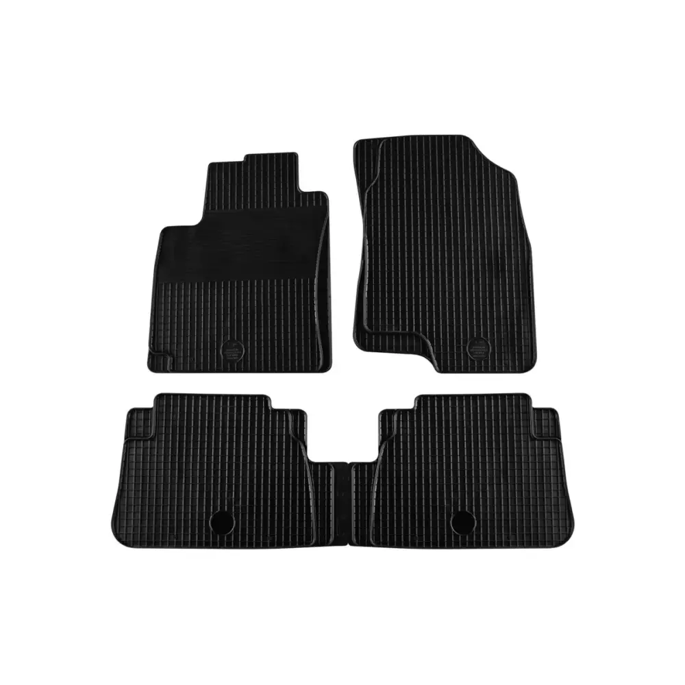 Tappetini Gomma Set 4 Pezzi Nero per Opel Antara 2006-2015