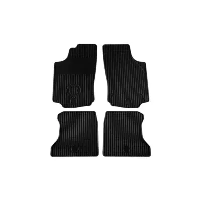 Tappetini Gomma Set 4 Pezzi Nero per Opel Combo C Tour 2001-2011