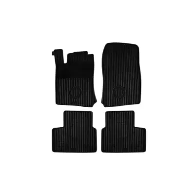 Tappetini Gomma Set 4 Pezzi Nero per Opel Vectra B 1995-2001