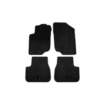 Tappetini Gomma Set 4 Pezzi Nero per Peugeot 207 2006-2014