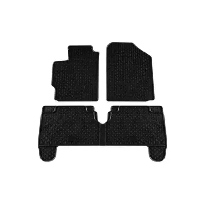 Tappetini Gomma Set 4 Pezzi Nero per Toyota Yaris 2006-2020
