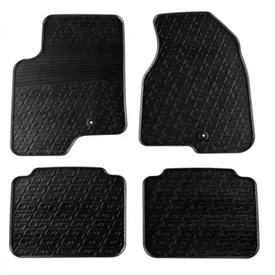 Tappetini Gomma Set 4 Pezzi per Opel Antara 2006-2015 Nero
