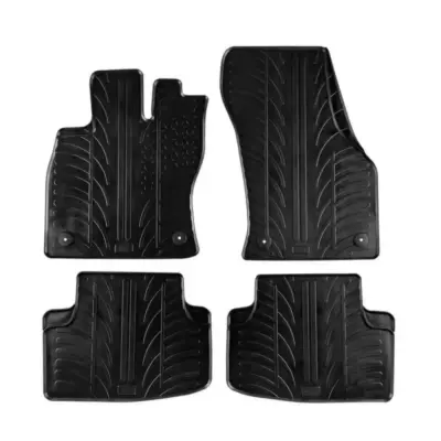 Tappetini Gomma Set 4 Pezzi per VW Golf Sportvan 2014- Audi A3 8V 2013-2020