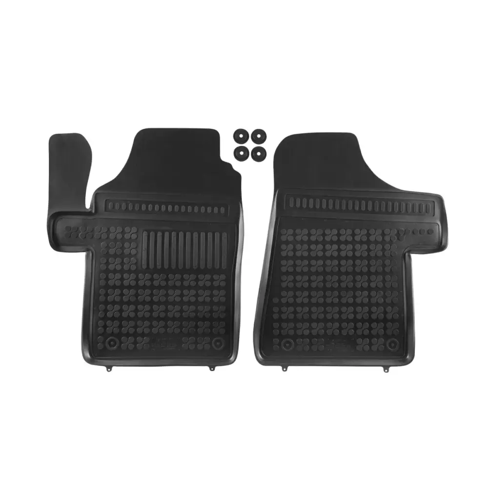 Tappetini Gomma Specifici 2 Pezzi Anteriori Neri per Mercedes Vito 2003-2010