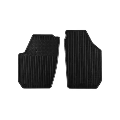 Tappetini Gomma Specifici 2 Pezzi Neri per Skoda Roomster Praktik dal 2006