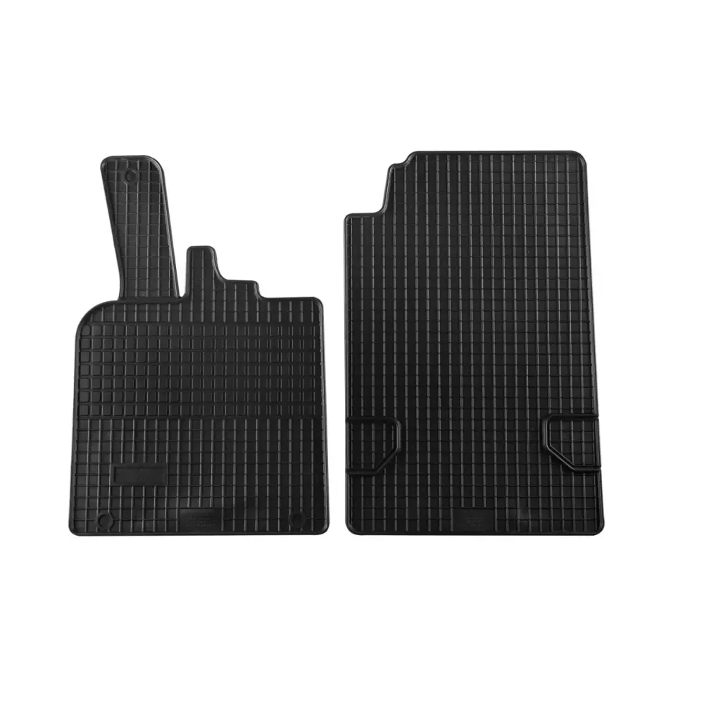Tappetini Gomma Specifici 2 Pezzi Neri per Smart Fortwo 2007-2014