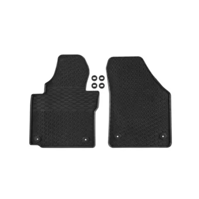 Tappetini Gomma Specifici 2 Pezzi Neri per Volkswagen Caddy 2004-2020 2 Posti