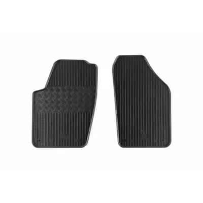 Tappetini Gomma Specifici 2 Pezzi Neri per Volkswagen Polo dal 2002