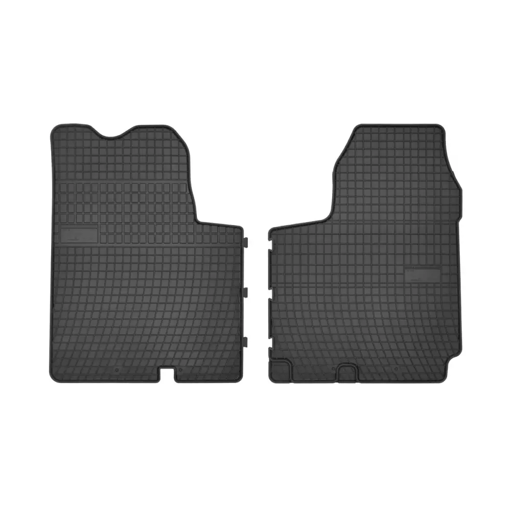 Tappetini Gomma Specifici 2 Pezzi per Opel Vivaro 2001-2014 Nero