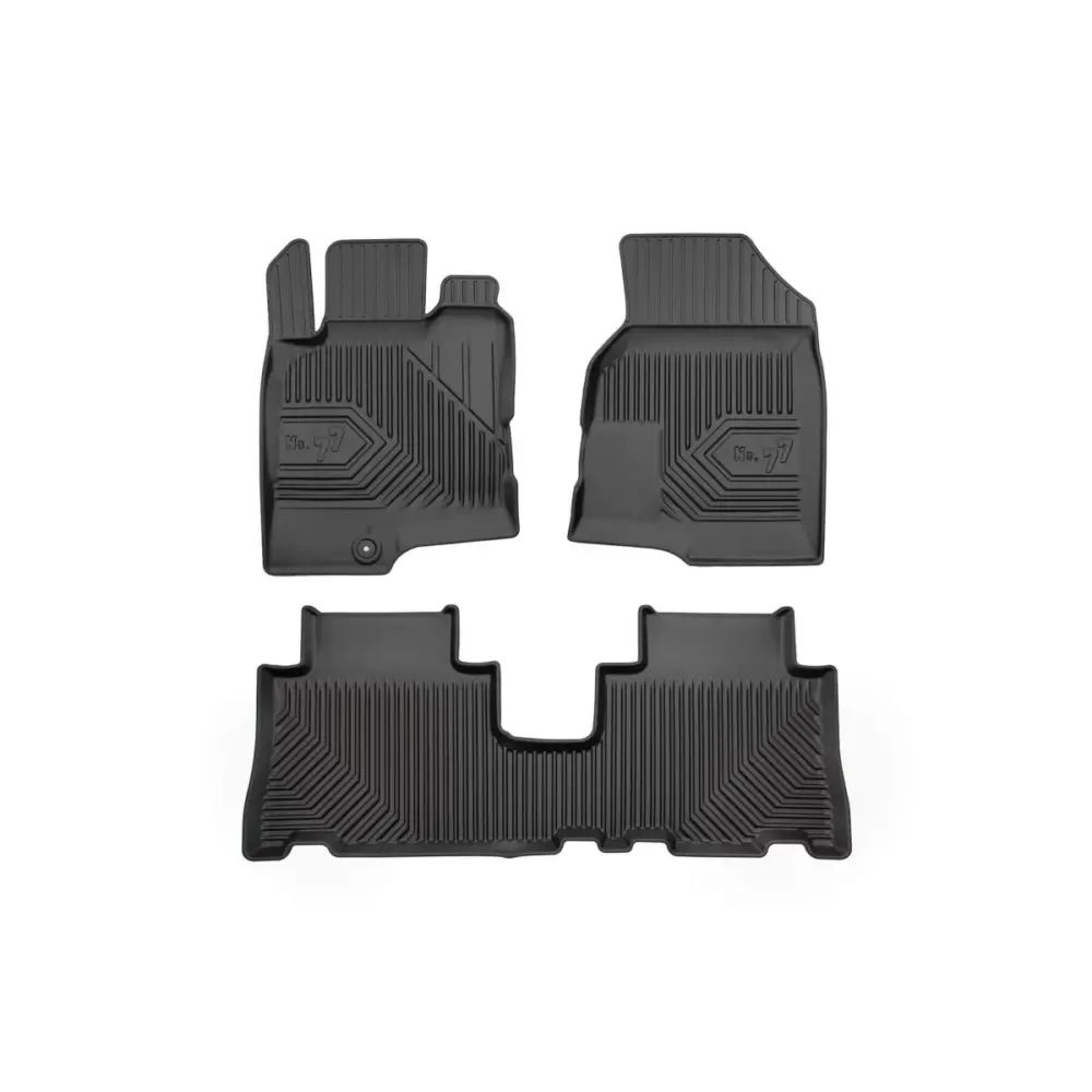 Tappetini Gomma Specifici 3 Pezzi Neri per Chevrolet Captiva 2006-2015