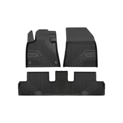 Tappetini Gomma Specifici 3 Pezzi Neri per Citroën C4 Picasso 2013-2019