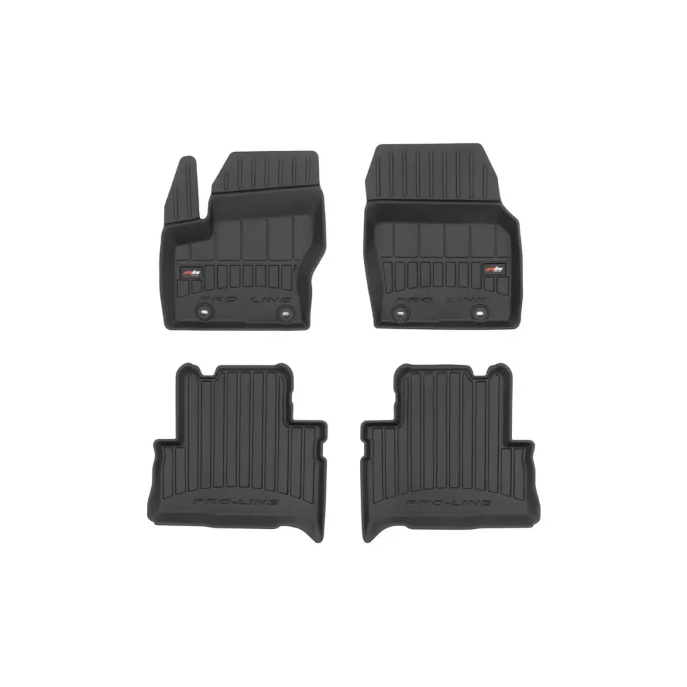 Tappetini Gomma Specifici 3 Pezzi Neri per Ford C-max 2010-2019